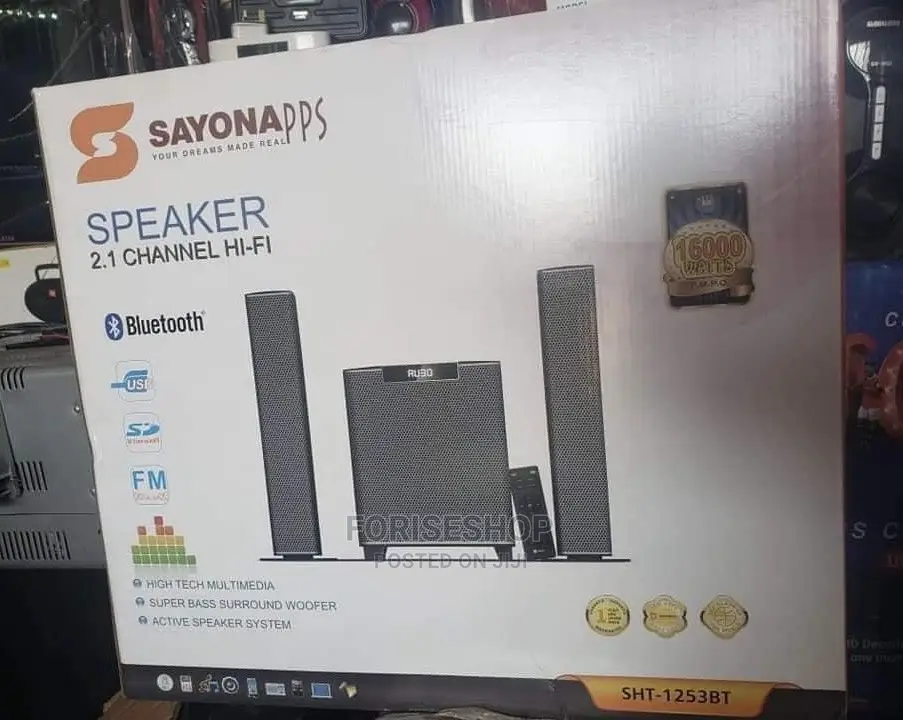Sayona Real Speaker 2.1 Channel Hi-Fi