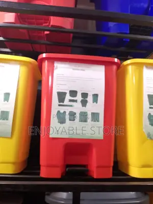 Heavy-Duty Plastic Dustbins Step On