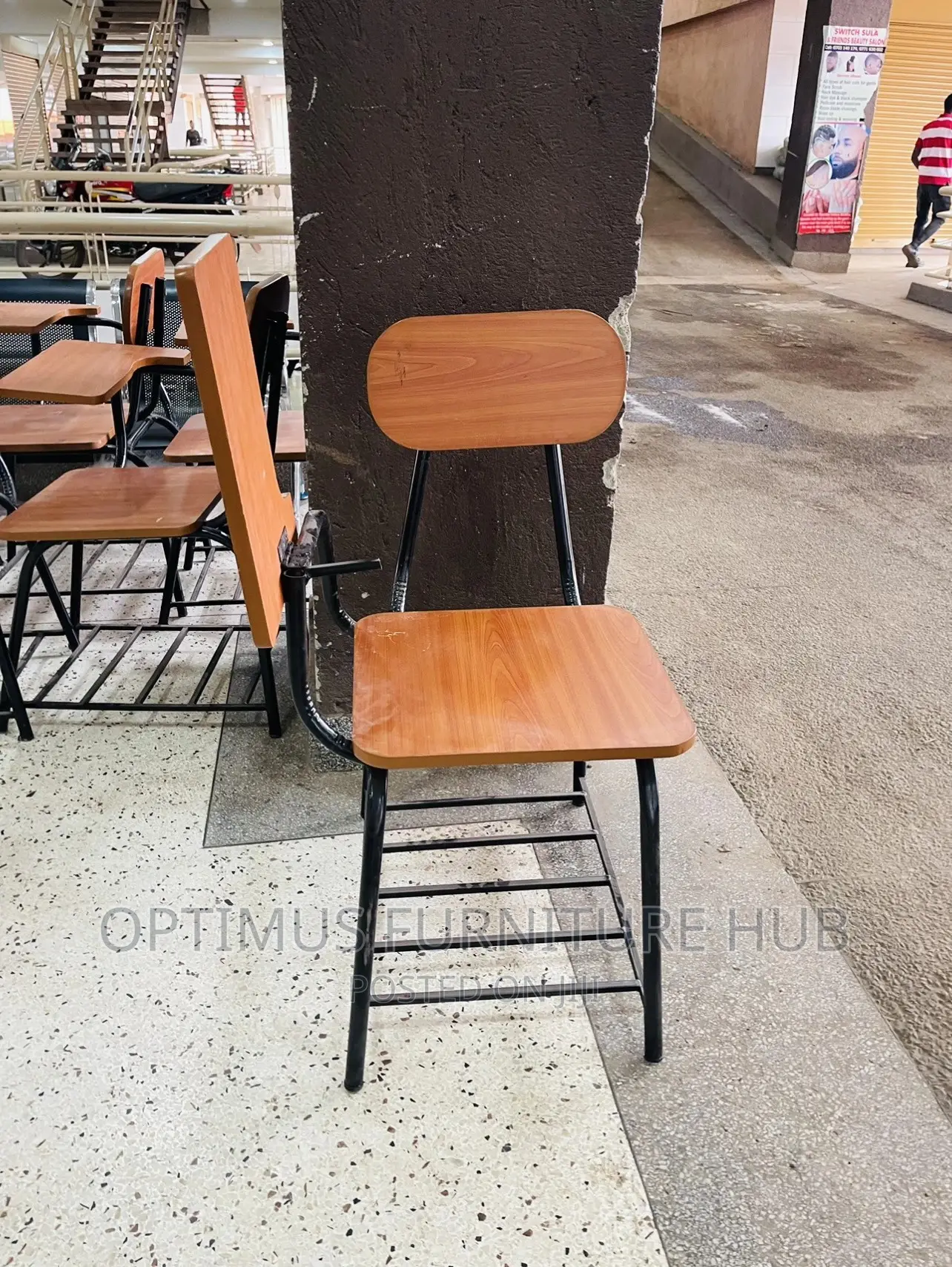 Wooden School Chair