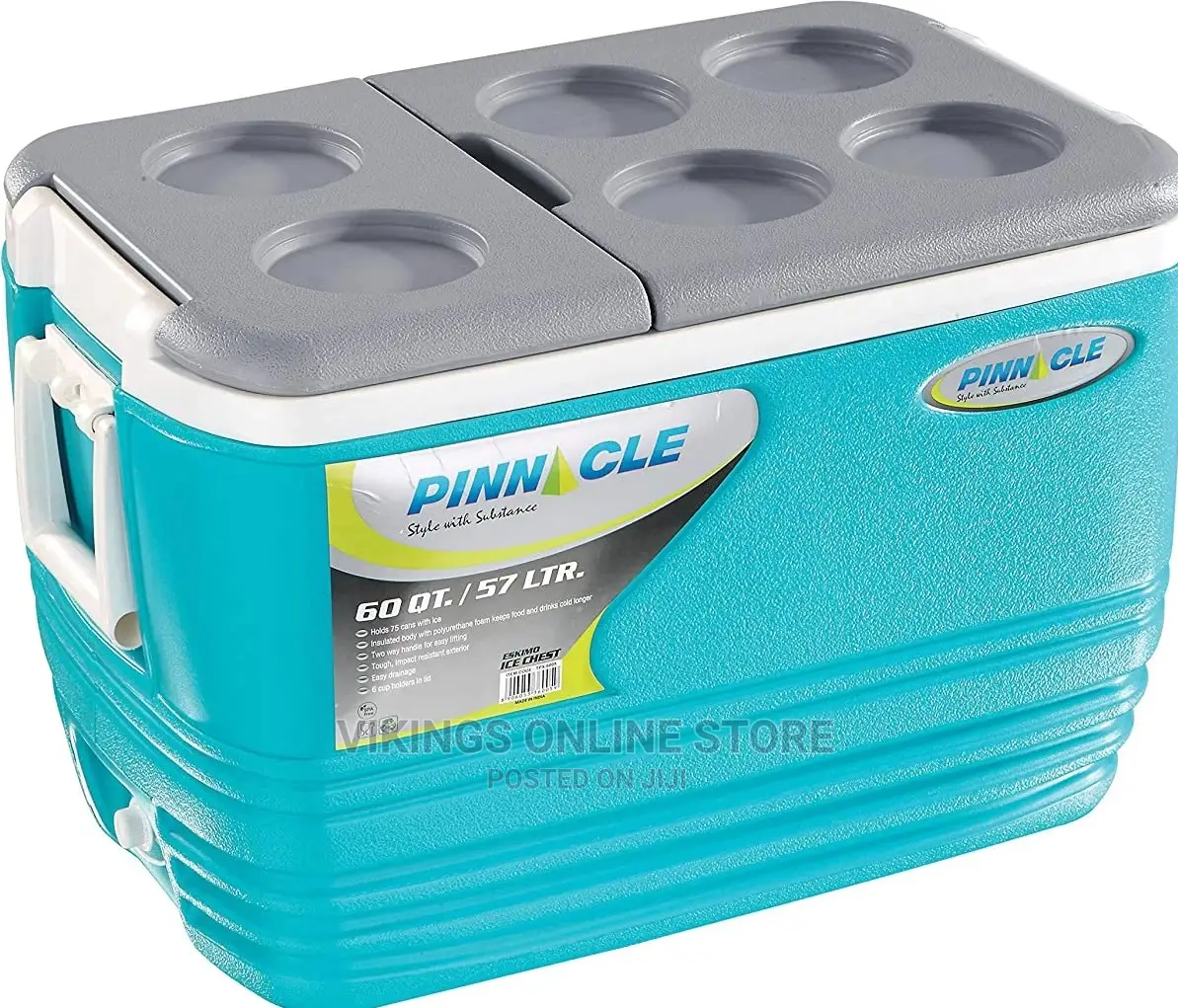 57 Litres Ice Box, Blue