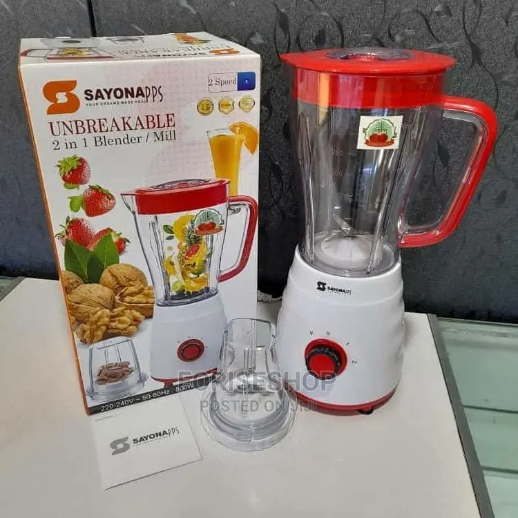 SAYONA UNBREAKABLE 2in1 Blender/Mill