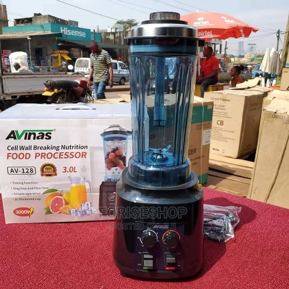 Avinas Black Big Capacity Commercial Blender 3l