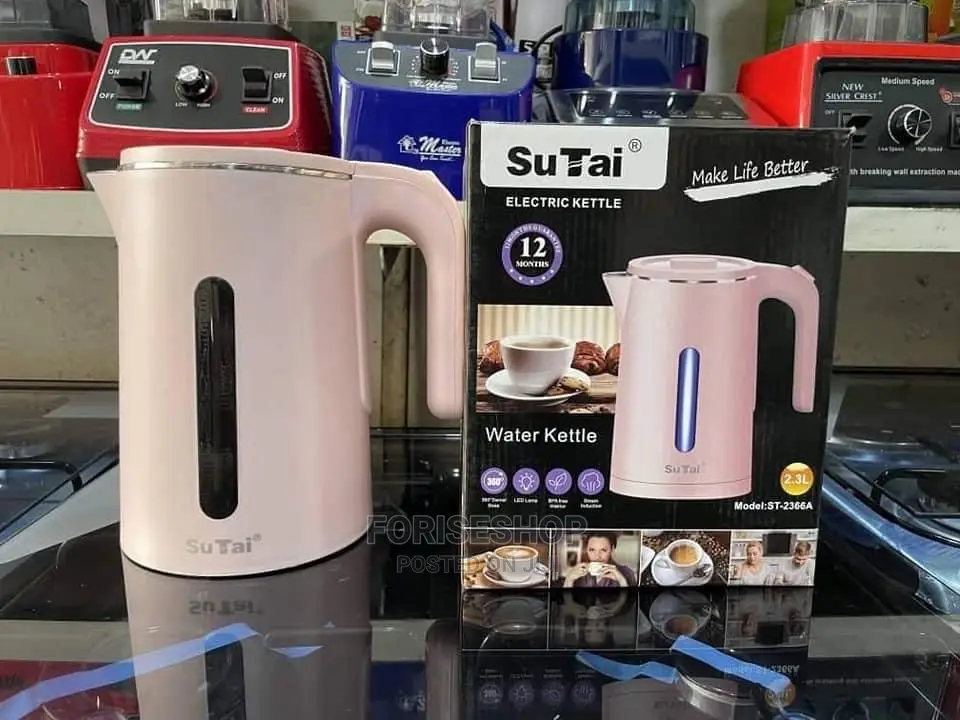 Sutai 2.0L Electric Kettle – Black,Red,Blue,Green
