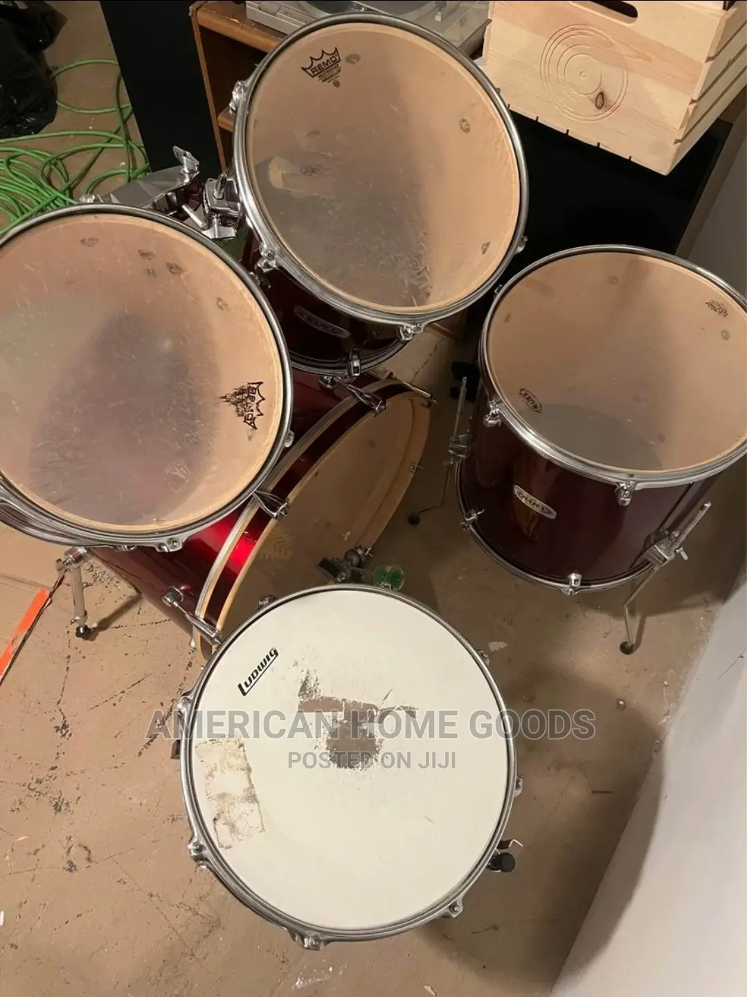 Original Mapex Drum Set, No Cymbals