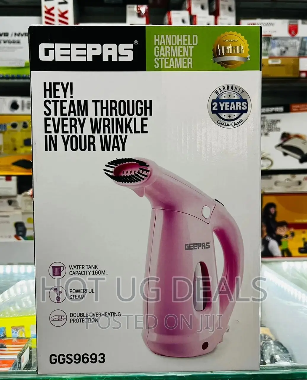 Geepas Garment Steamer - Portable Travel Steamer, 160ml Tank