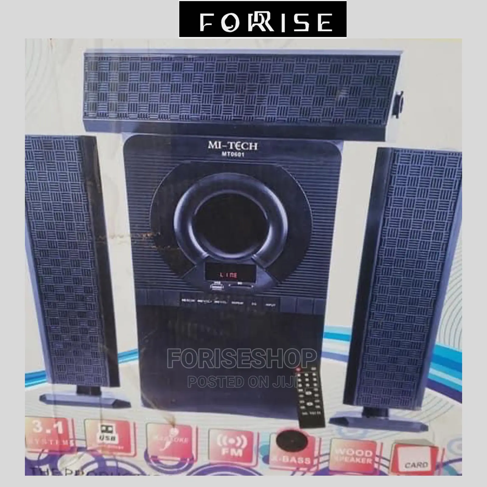 Mi-Tech Original 3speaker Woofer With 3D Bass