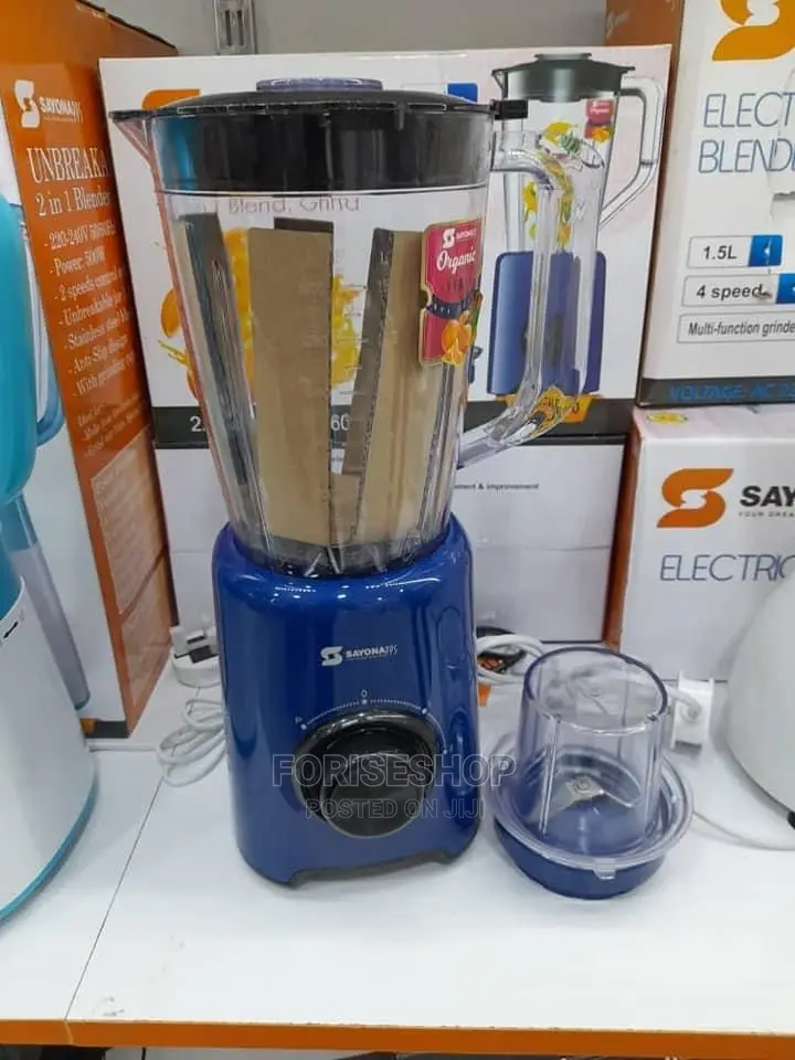 Sayona Unbreakable 2in1 Blender and Grind