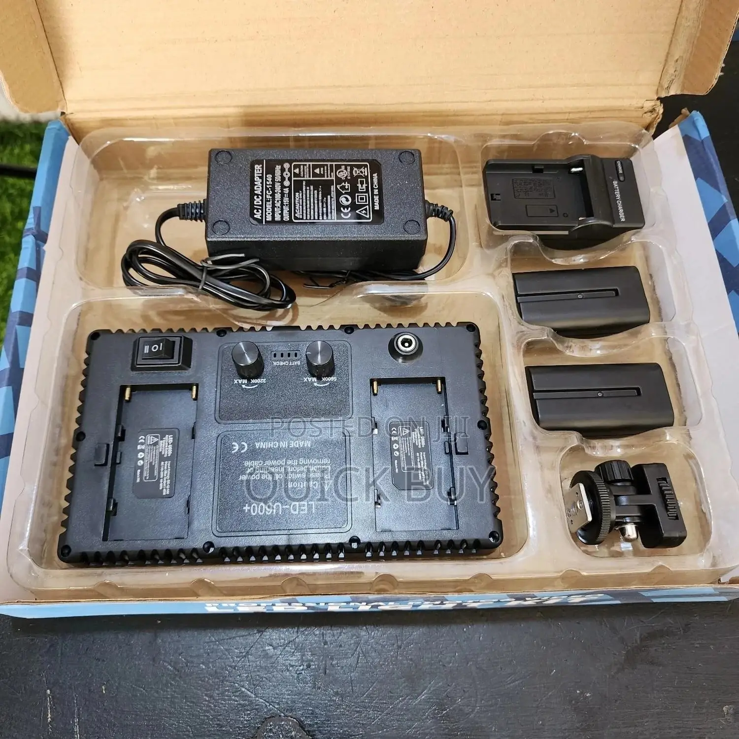 Professional Photo and Video Rechargeable LED Light Kit