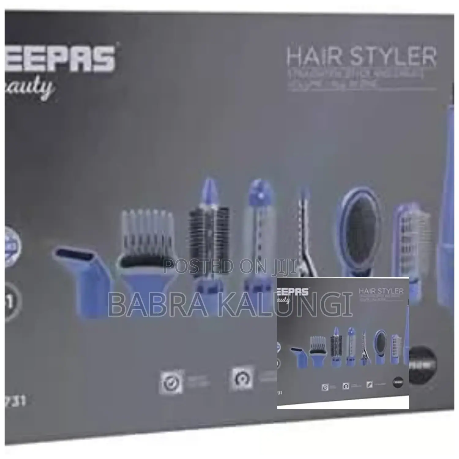 Geepas 8 in 1 Pack Hair Style