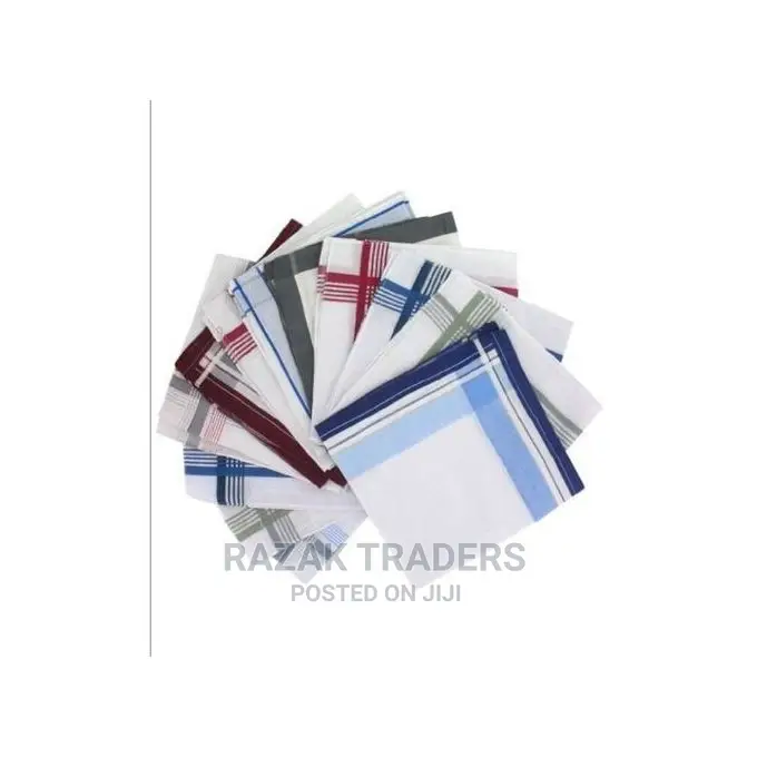 Cotton Handkerchiefs - 12 Pieces
