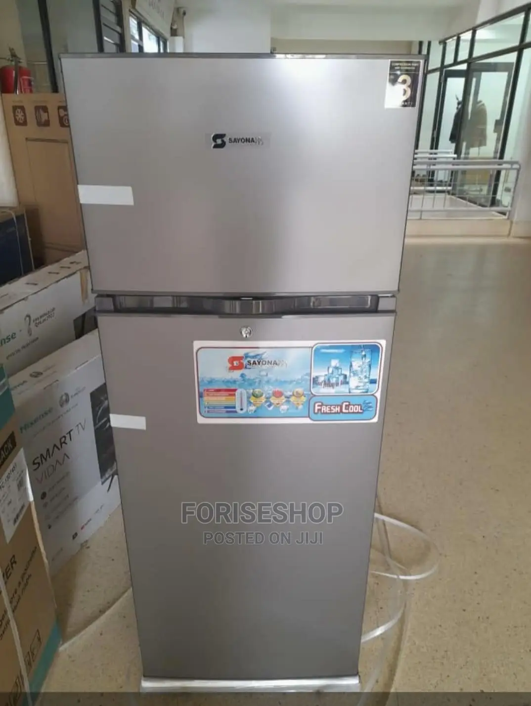 Sayona 275l Double Door Fridge