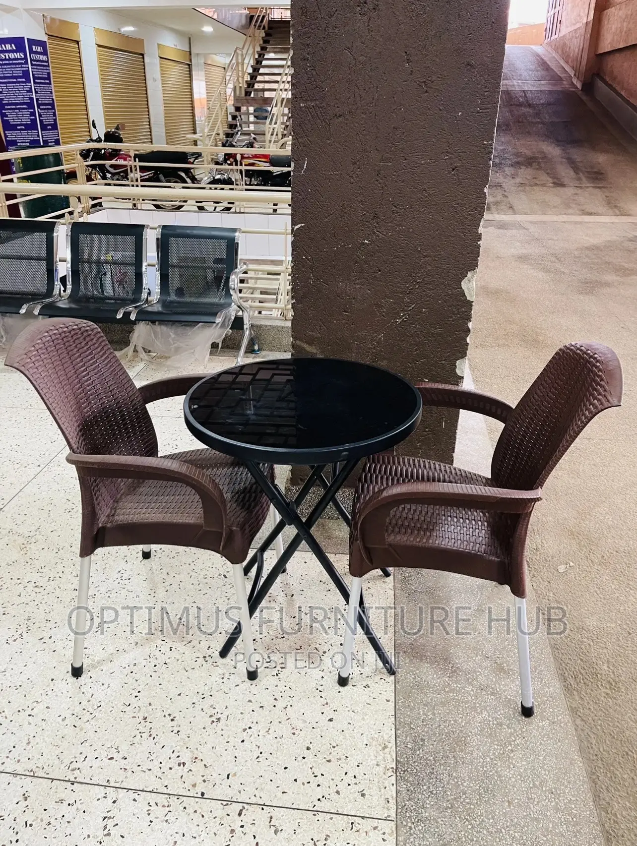 Glass Combo ( Table and Chairs)