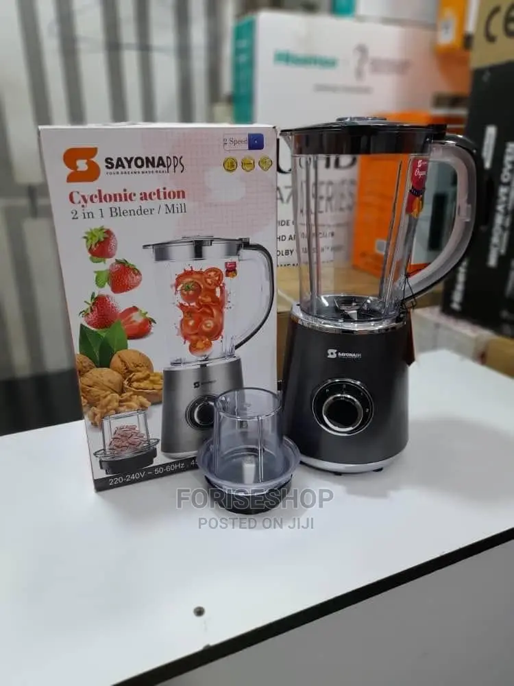 Sayona 2 in 1 Cyclonic Electric Blender Plus Mill