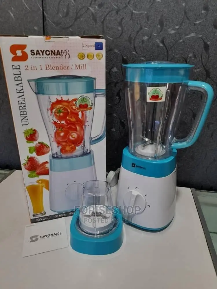 Sayona 2in1 Unbreakable Blender / Mill