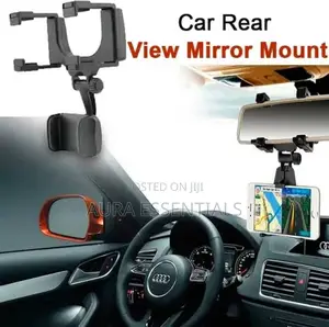 360 Universal Rotatable Car Rearview Mirror Phone Holder