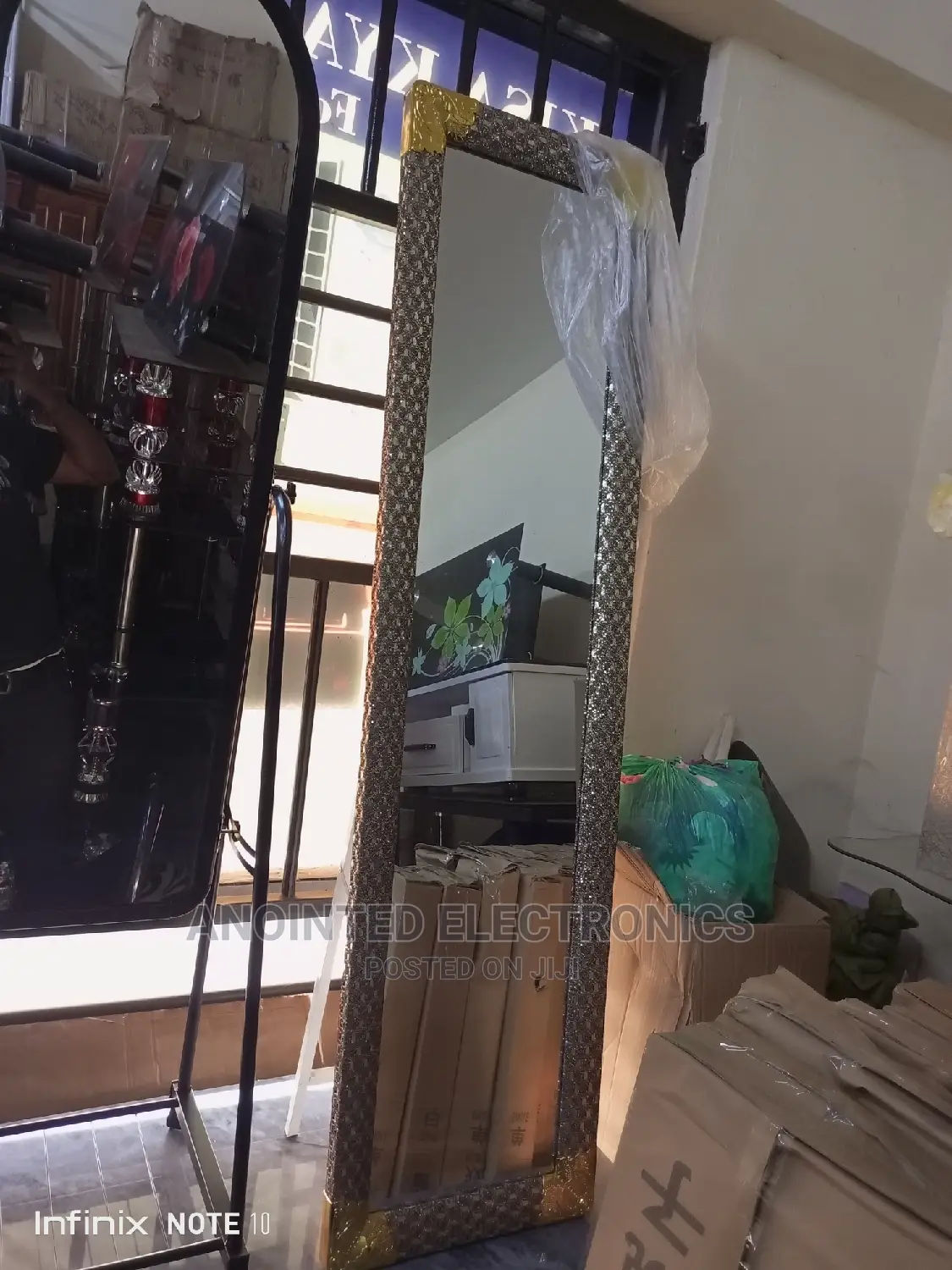 Dressing Mirror With a Stand