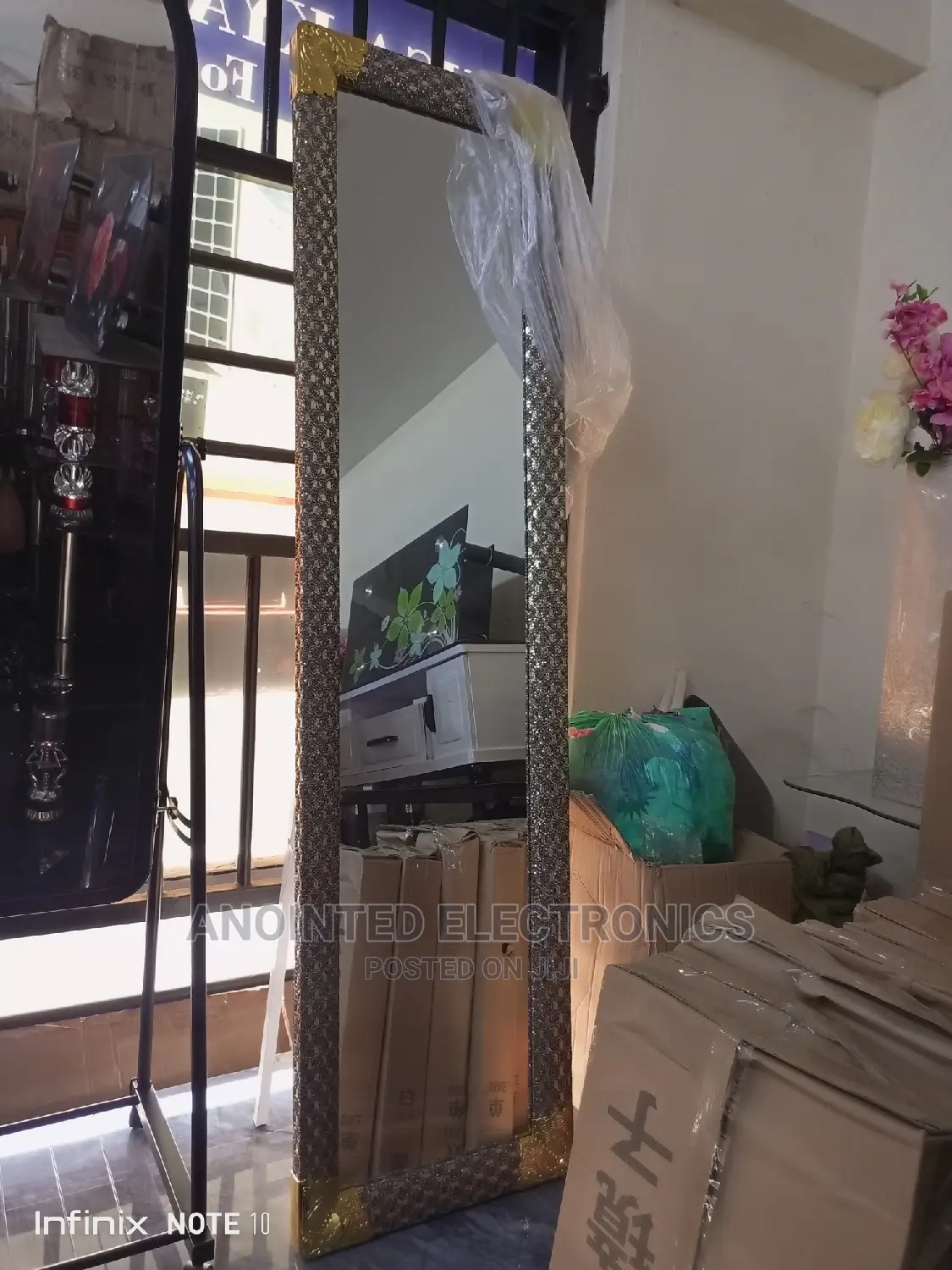 Dressing Mirror With a Stand