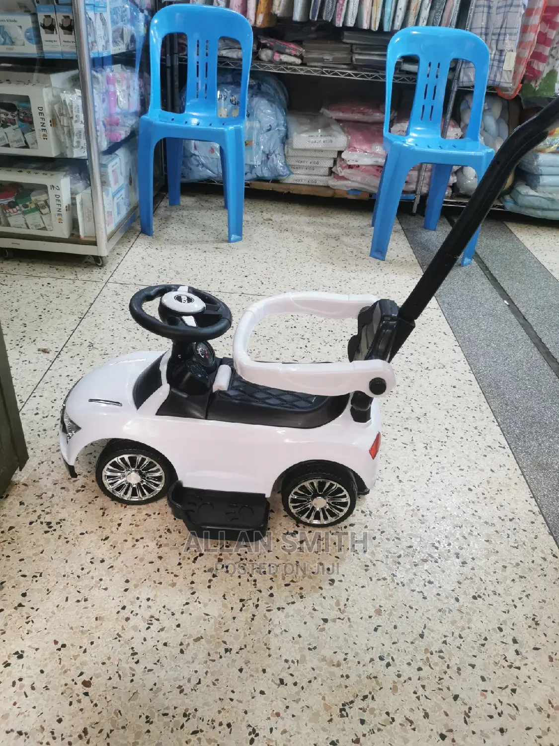 Kids Push Cars