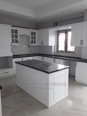White Kitchen Island Cabinets