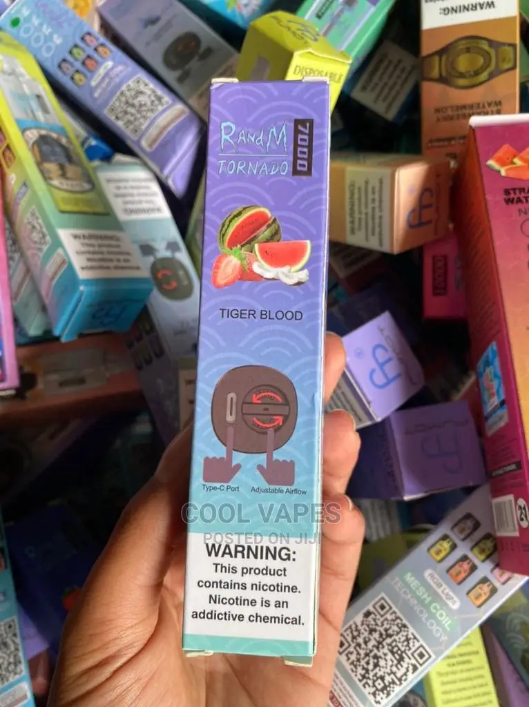 R and M Disposable Rechargeable Shisha Vape