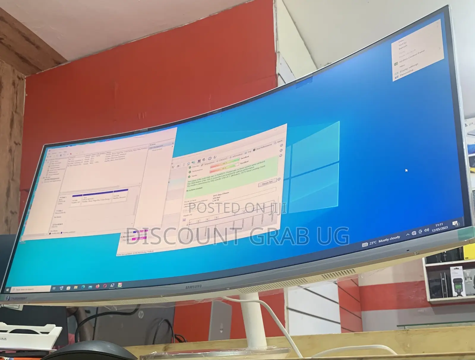 Samsung 34” Ultra Wide Curved Monitor
