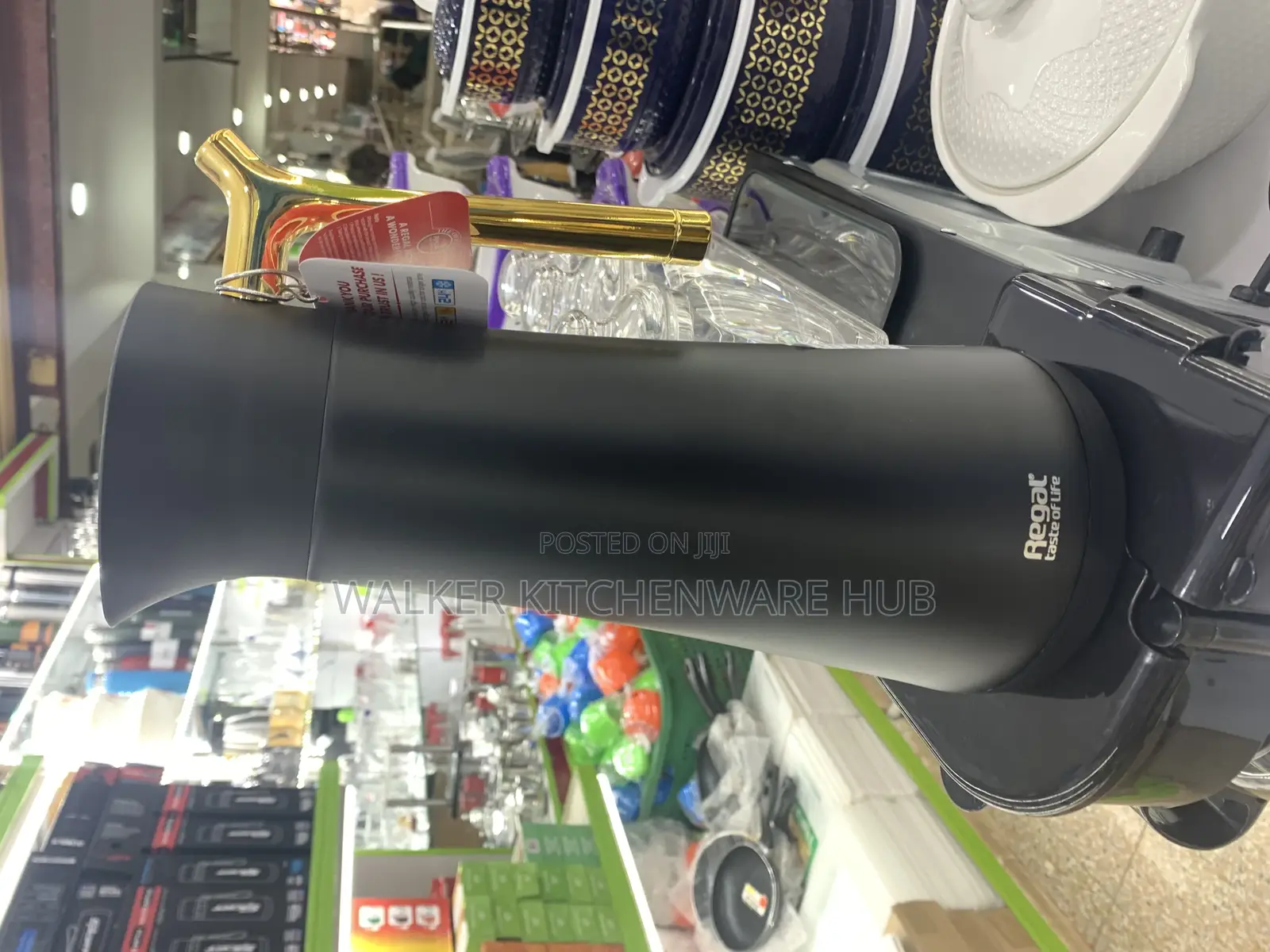 1.0L Regal Flask Black
