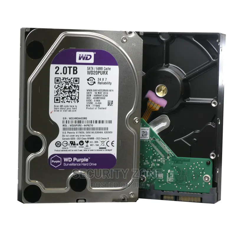 Wd 2tb Surveillance Hard Disk