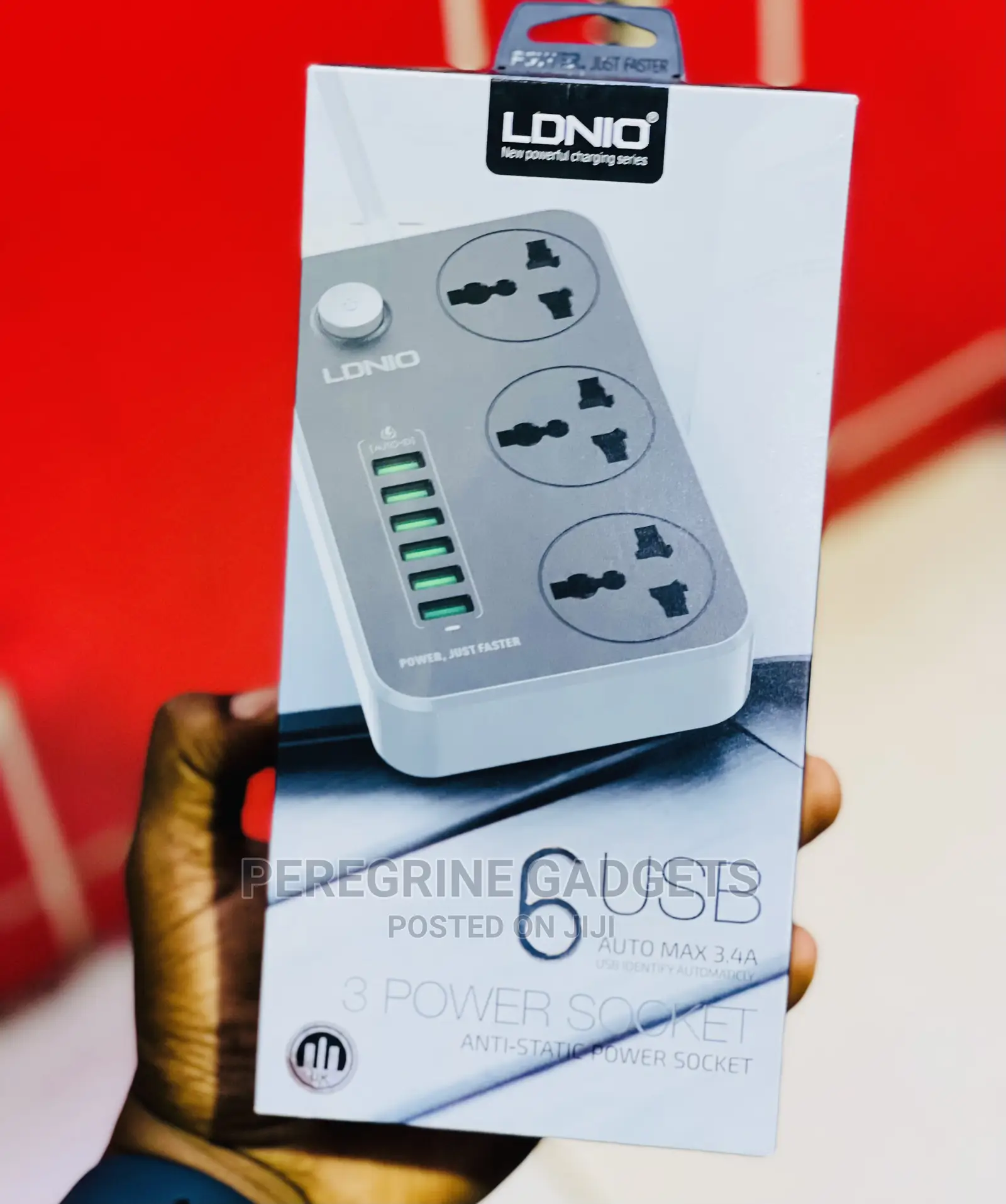 Ldnio 6 USB Auto Max 3.4 3power Socket :