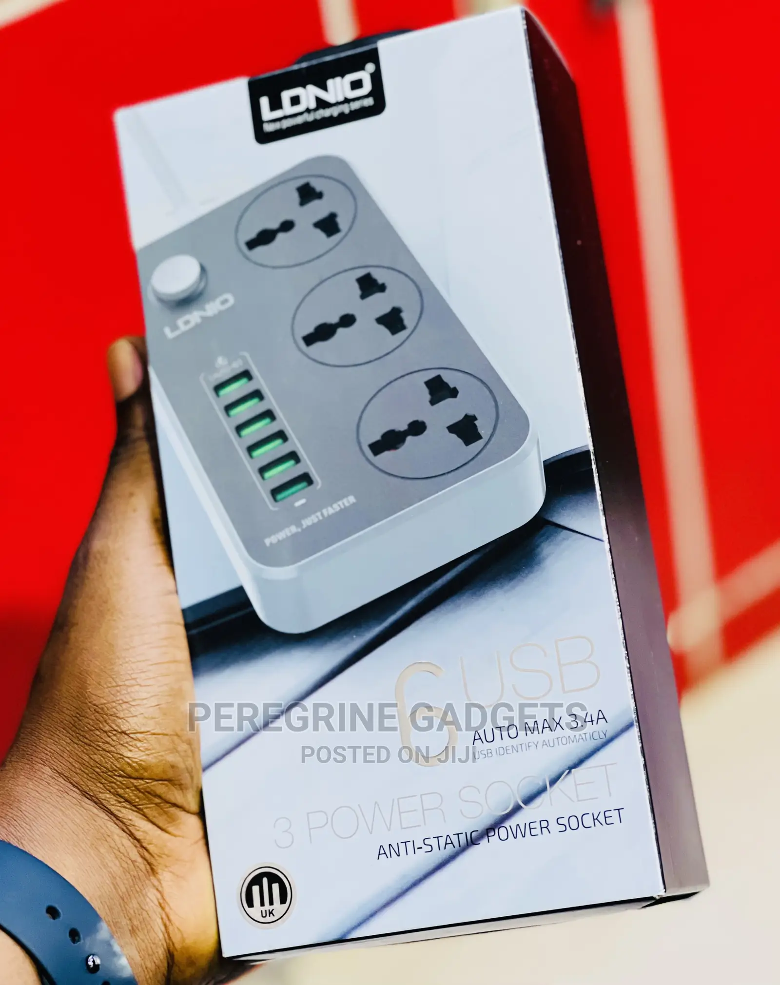 3 Power Socket Anti -Static Power Socket