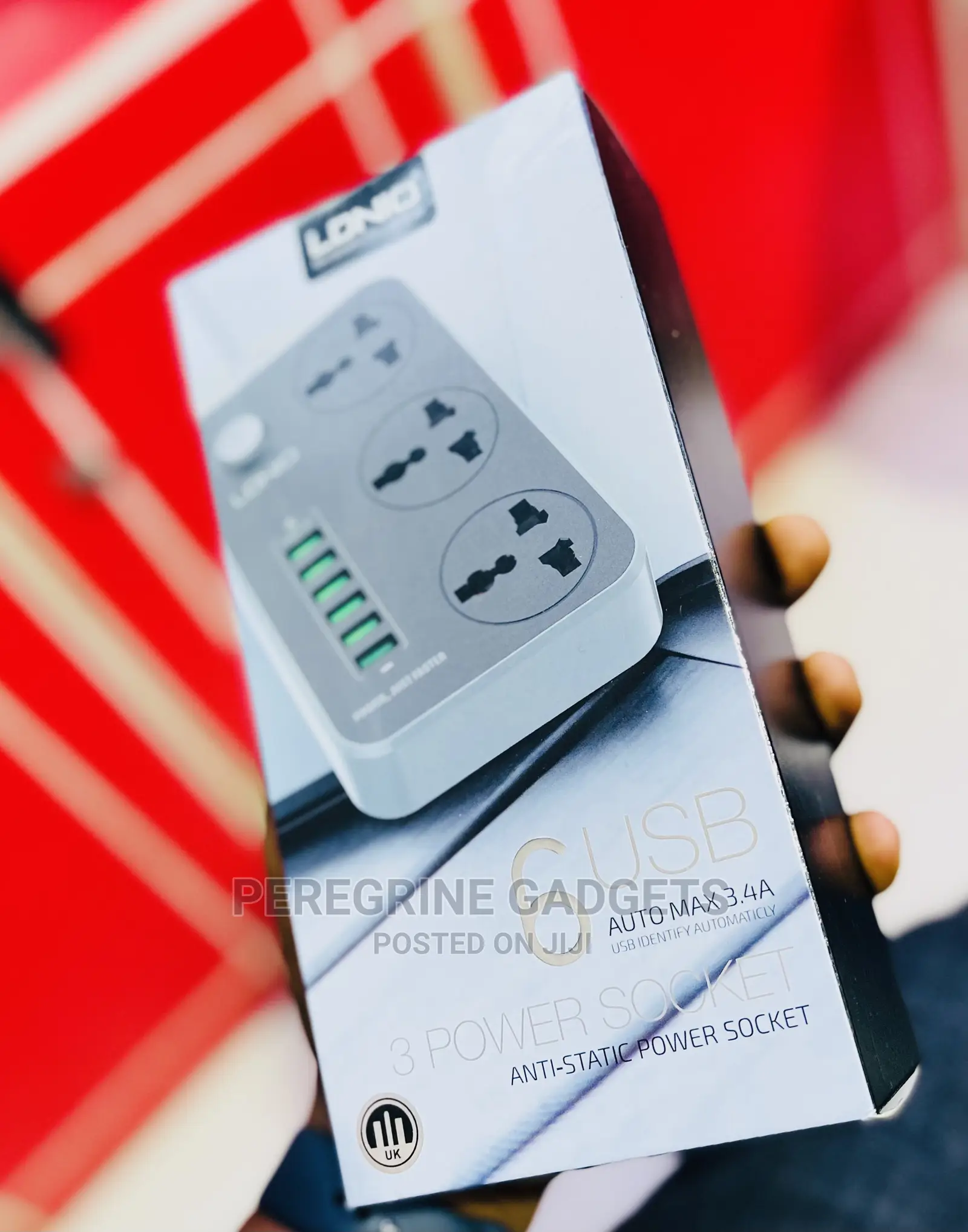 3 Power Socket Anti -Static Power Socket
