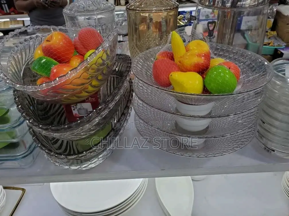 3layer Crystal Glass Fruit Bowl.