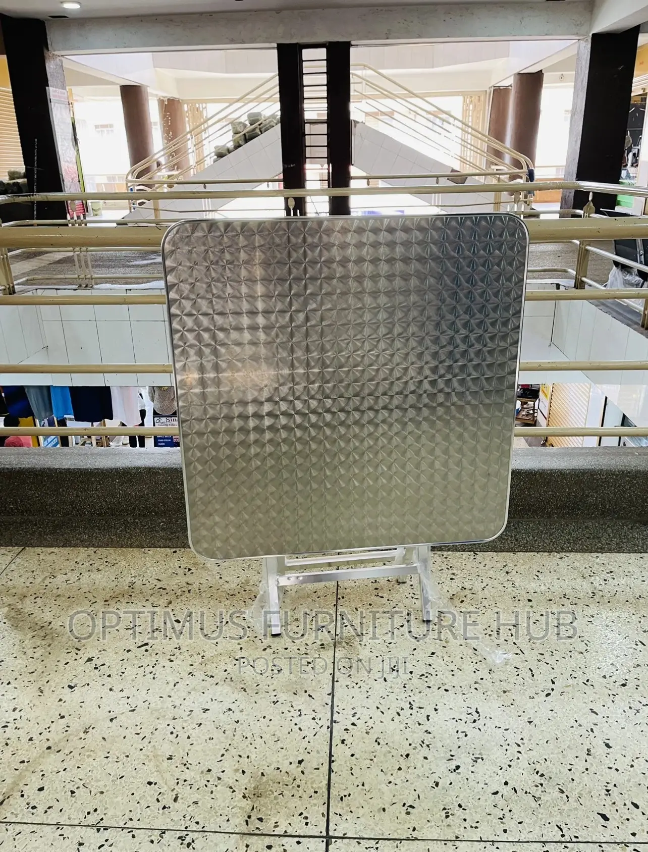 Square Aluminium Table
