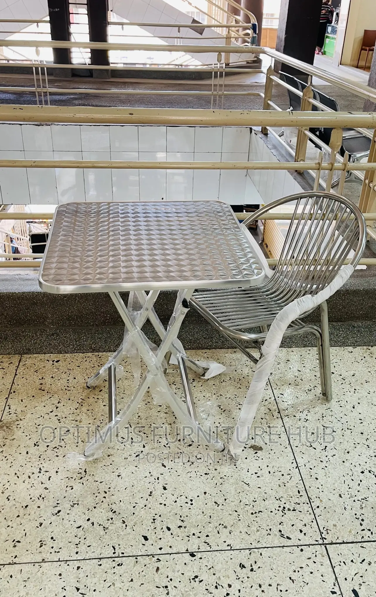 Aluminium Table and Chair