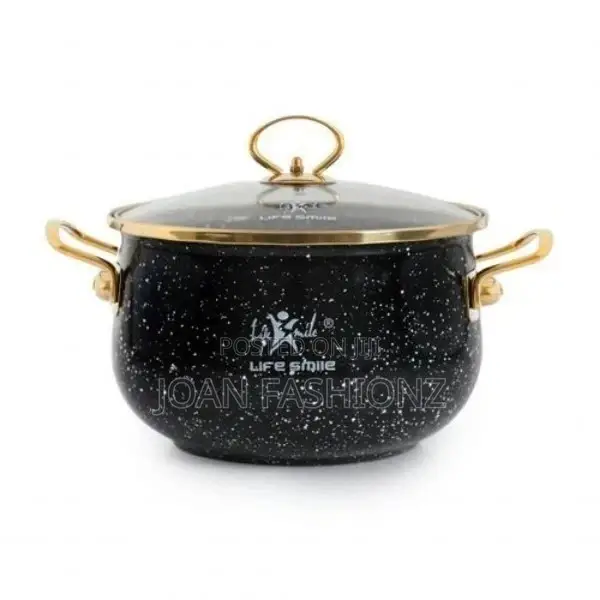 10 Pieces of Granite Non Stick Cooking and Serving Sauce Pa