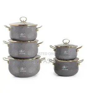 10 Pieces of Granite Non Stick Cooking and Serving Sauce Pa
