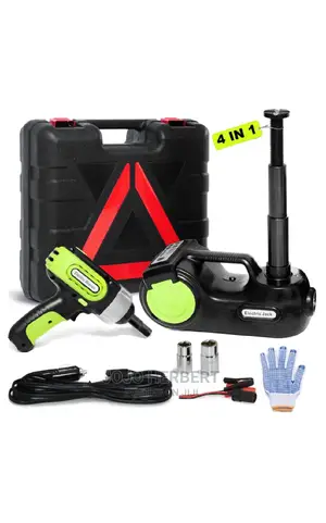 Portable 12V Electric Car Jack Kit 5ton 4 in 1