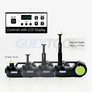 Portable 12V Electric Car Jack Kit 5ton 4 in 1