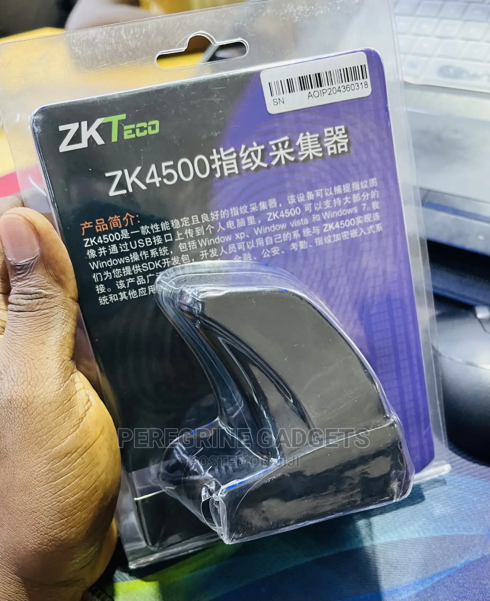 Finger Printer Scanner Zk4500
