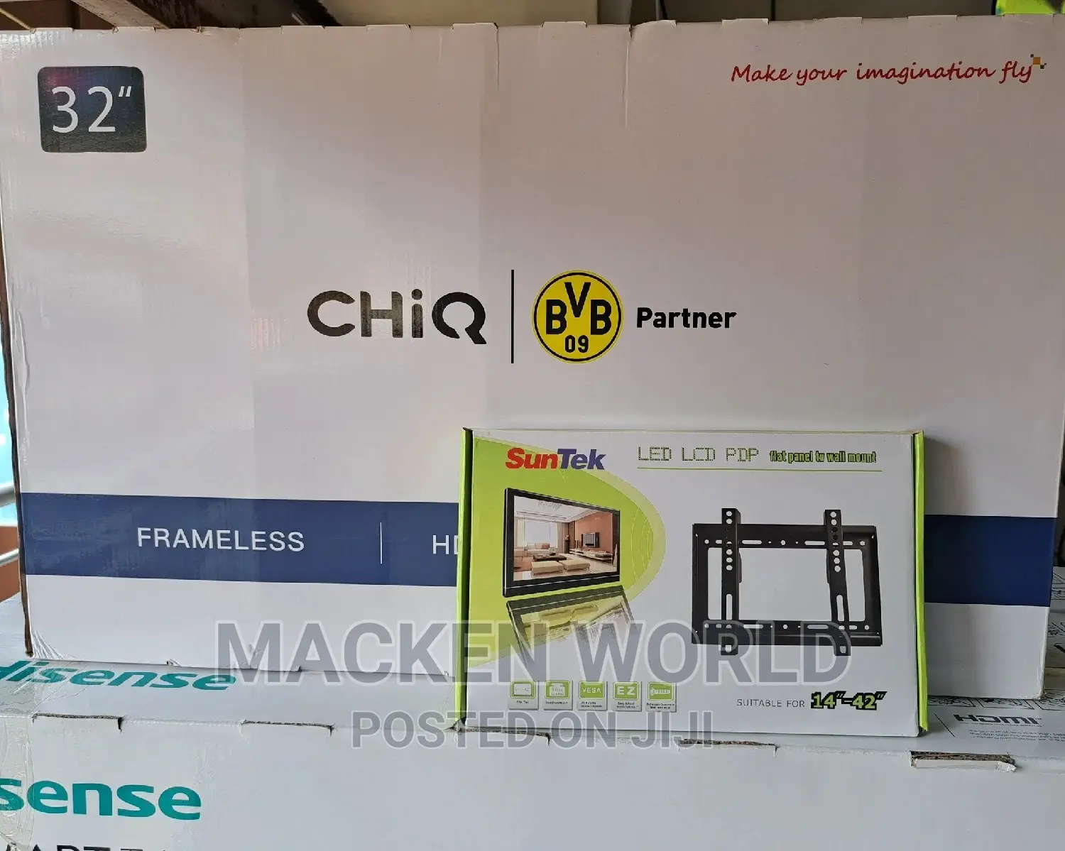 32 CHIQ Digital Frameless Free to Air TV + Free Wall Mount