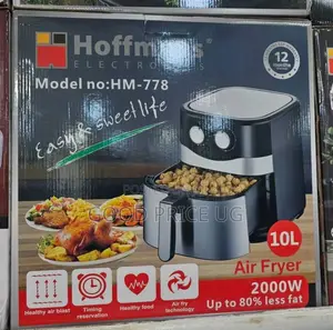 10 Litres Hoffmans Air Fryer With 2 Years Warranty