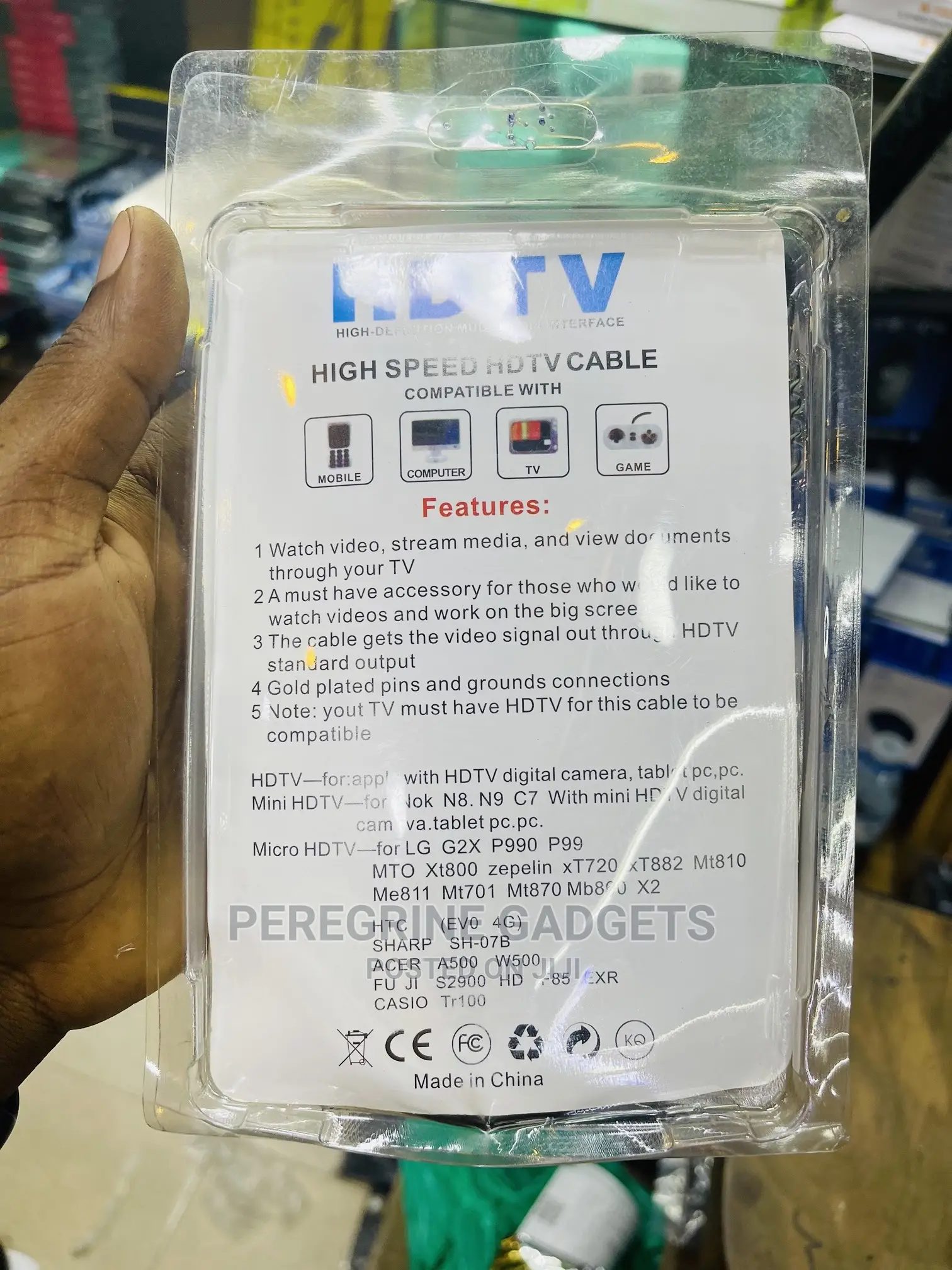 ORIGINAL HDTV 3 in 1CABLE ,