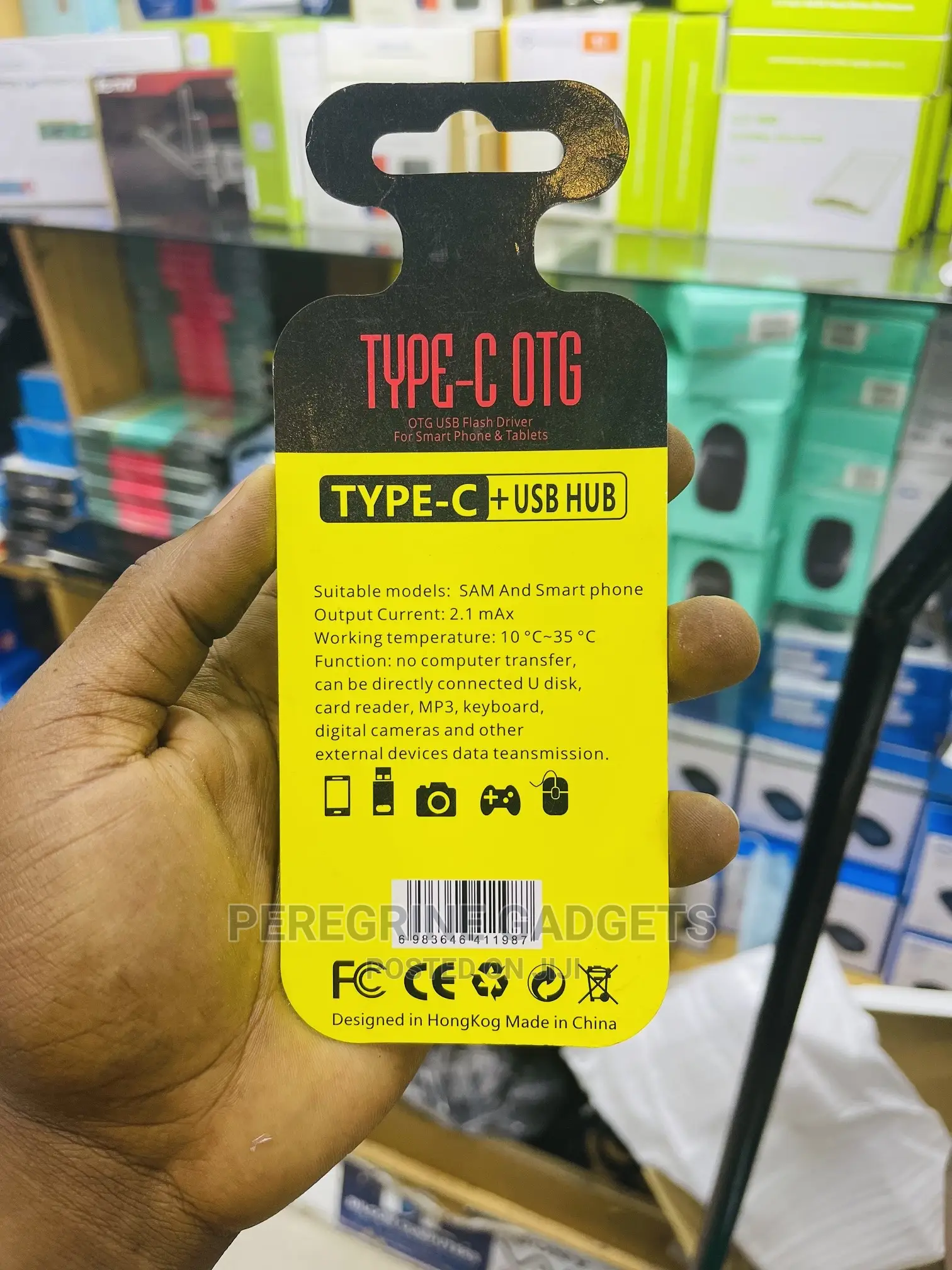 Type-C OTG USB Hub USB to Your Phone or Tablet