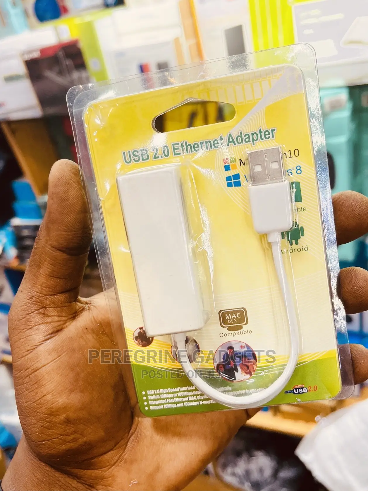 USB 2.0 Ethernet Adapter for Connection Ultrabook , Mac Book