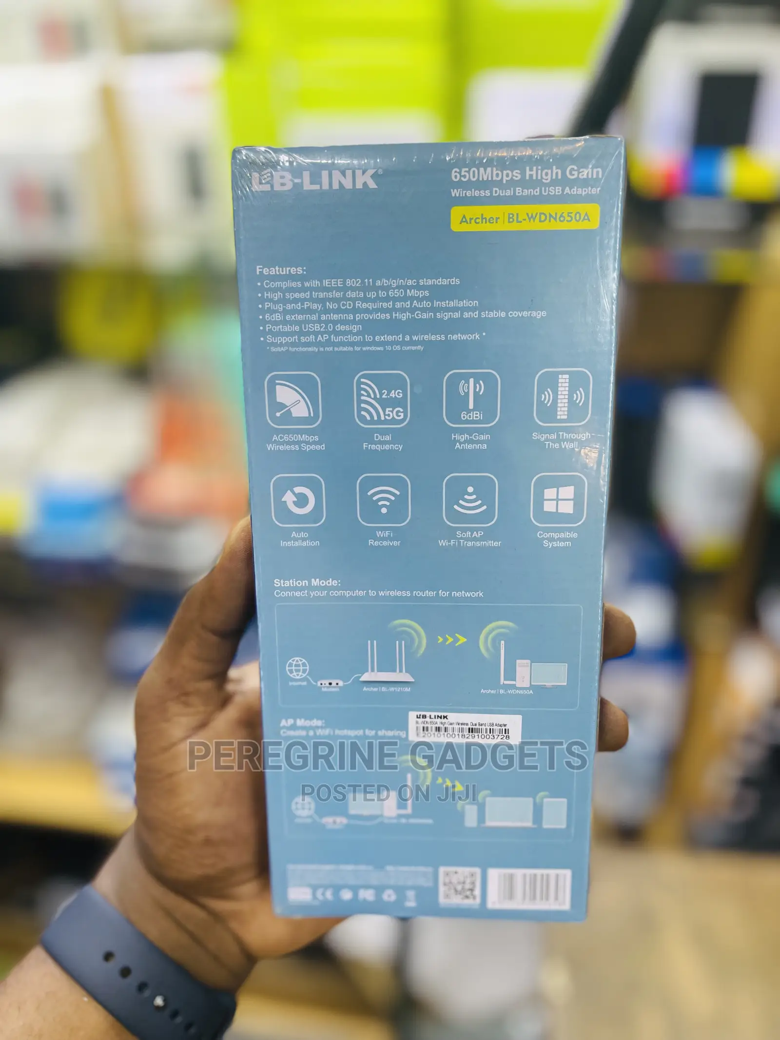Lb-Link Ac650m High Wireless Dual Band USB Adapter