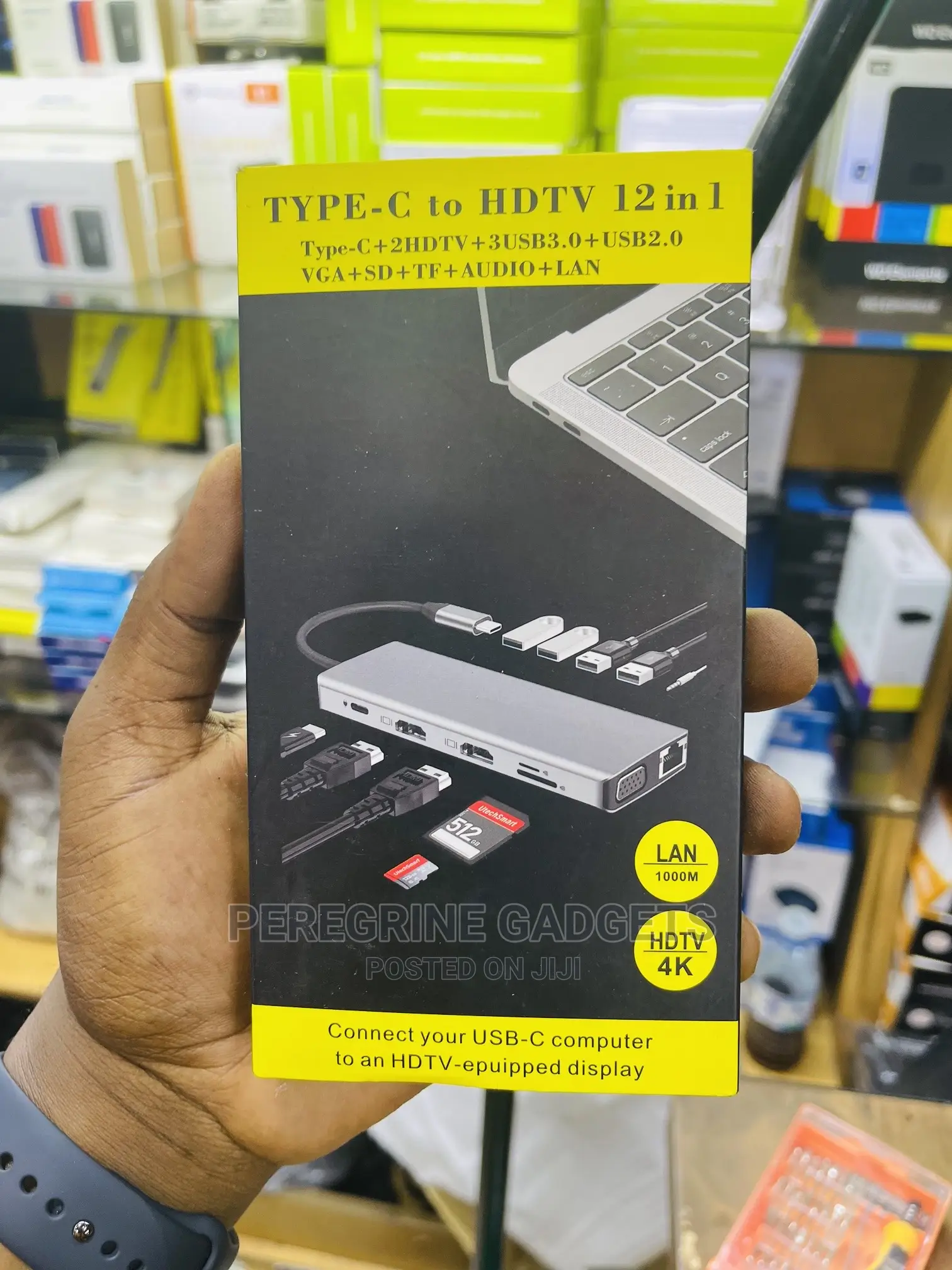 HDTV 12 in 1 Computer to an HDTV Equipped Display Adapter