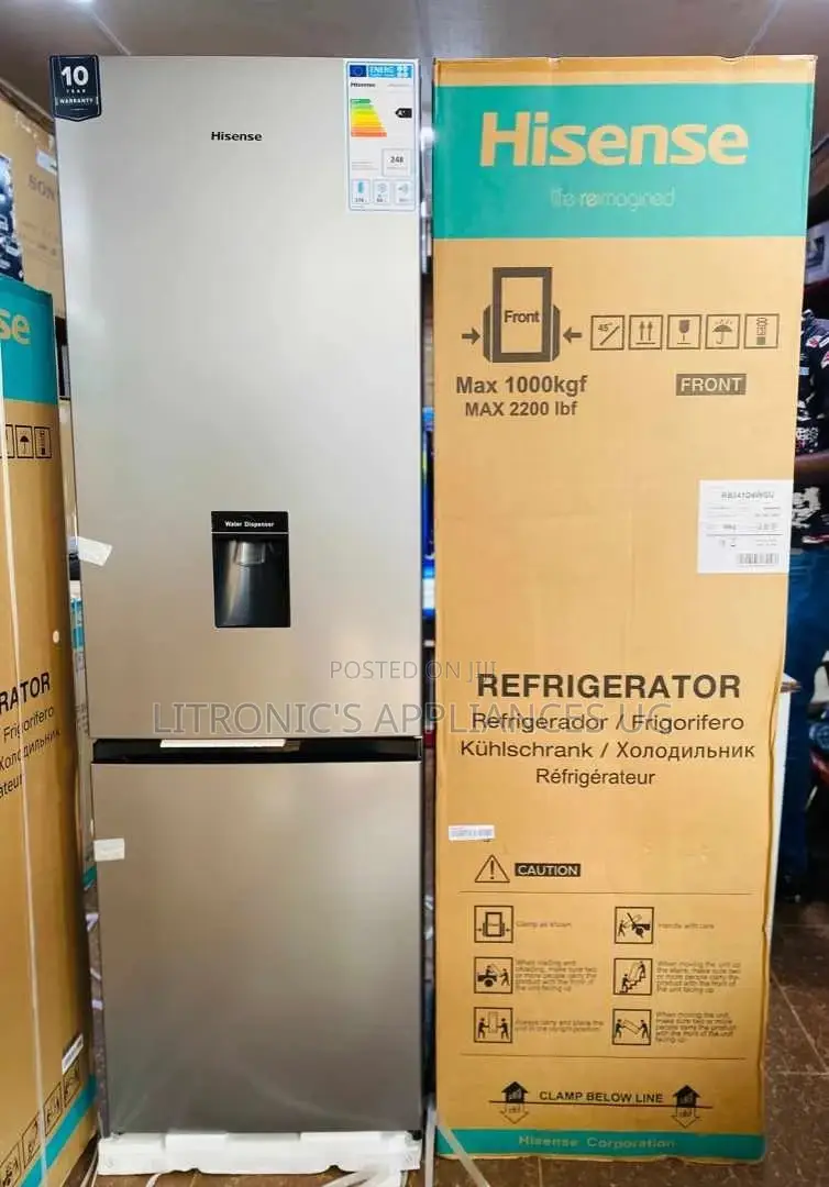 270litres Hisense Refrigerator With Awater Dispensor