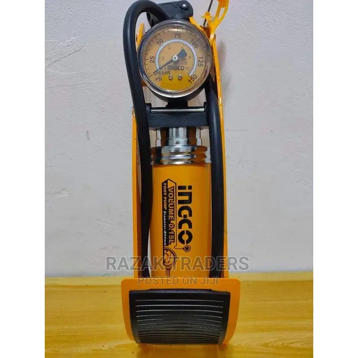 INGCO Tire Foot Pump Inflator 55 X 120mm
