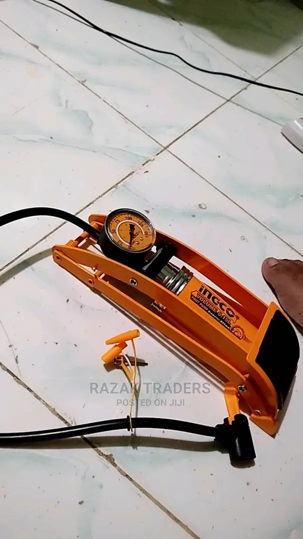 INGCO Tire Foot Pump Inflator 55 X 120mm