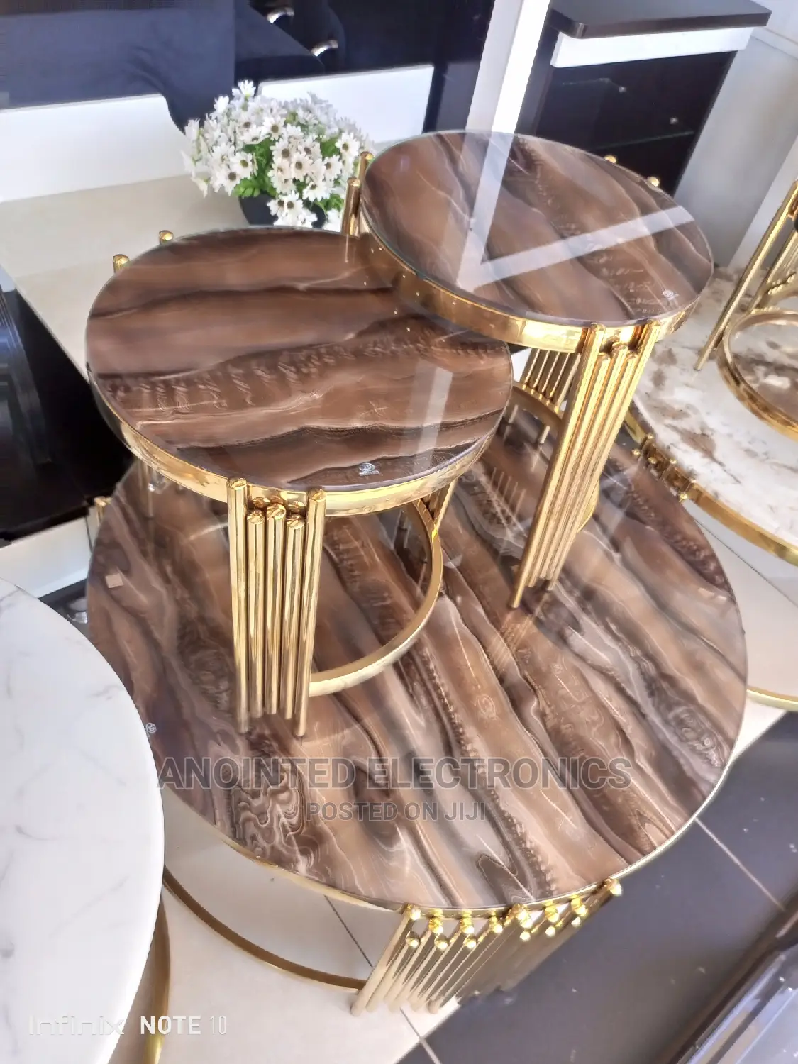 Coffee Marble Imported Table