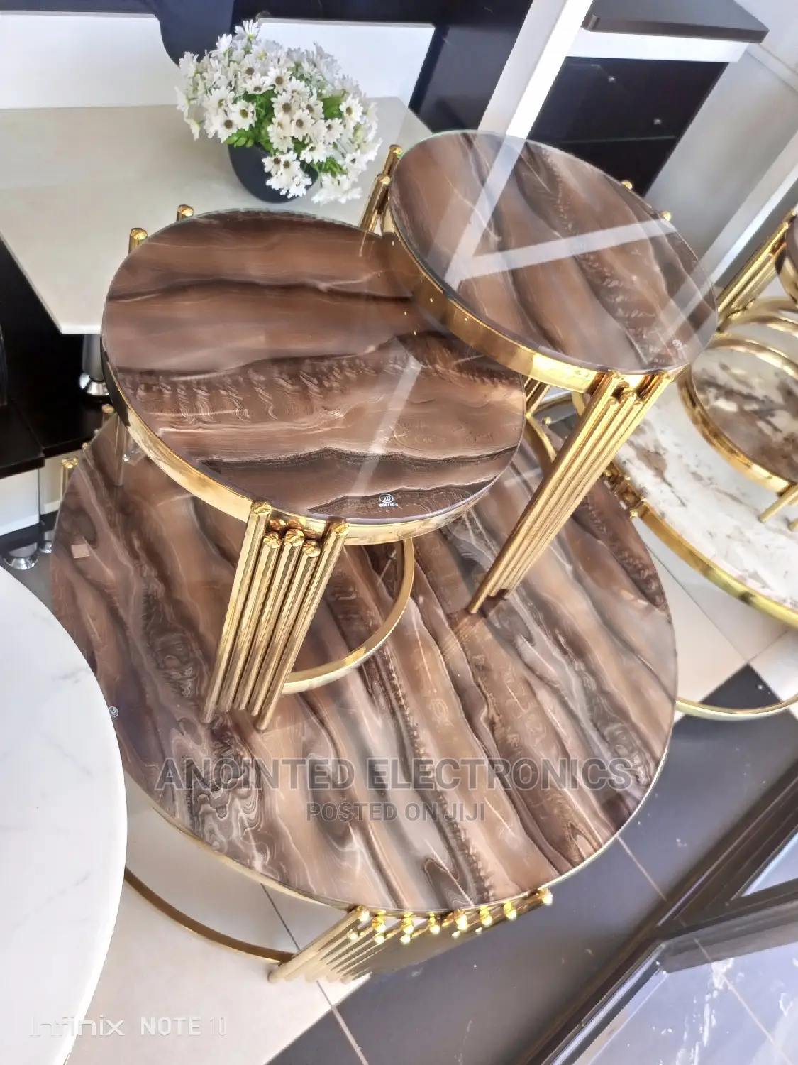 Coffee Marble Imported Table